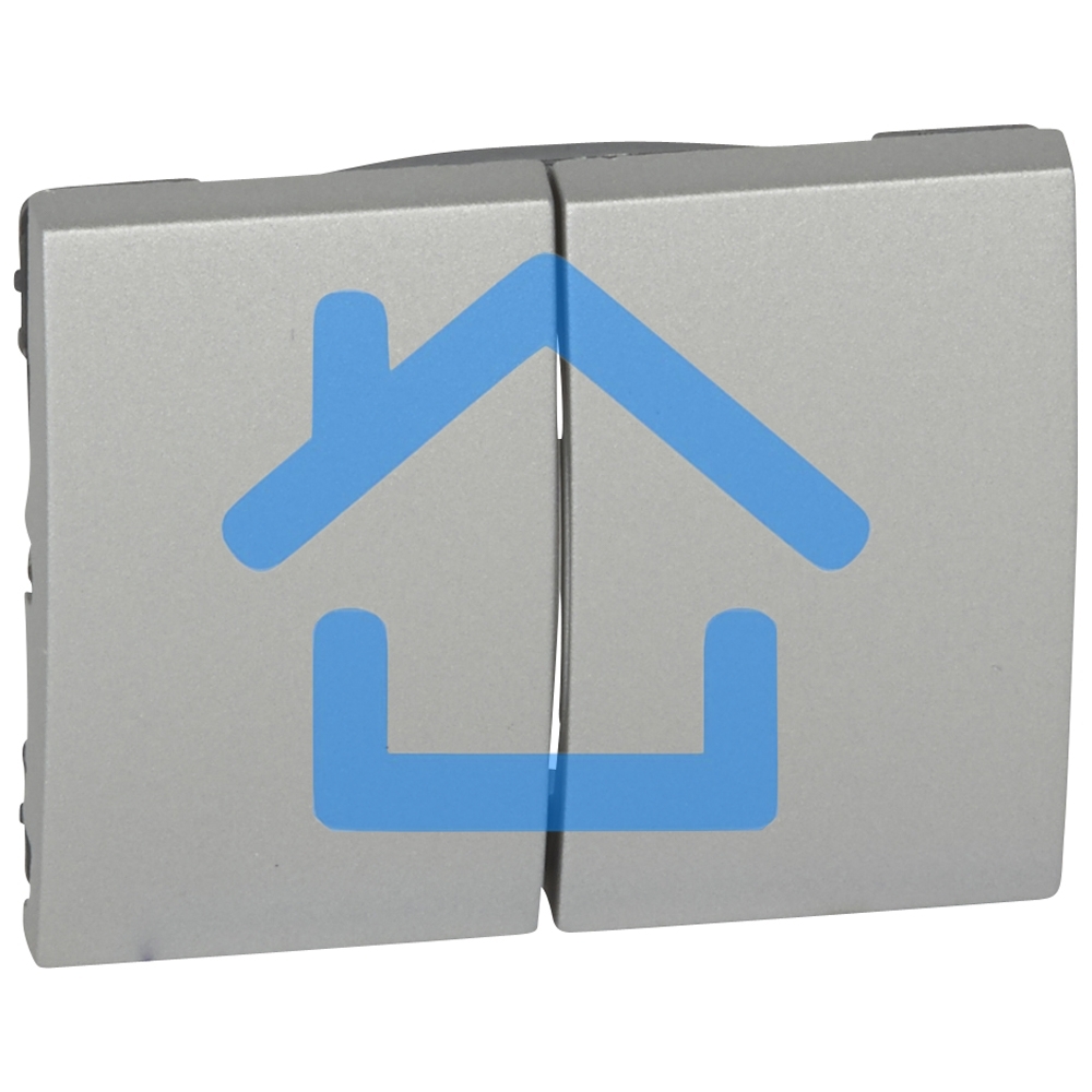 Лиц. панель д/дв. выкл., aluminium