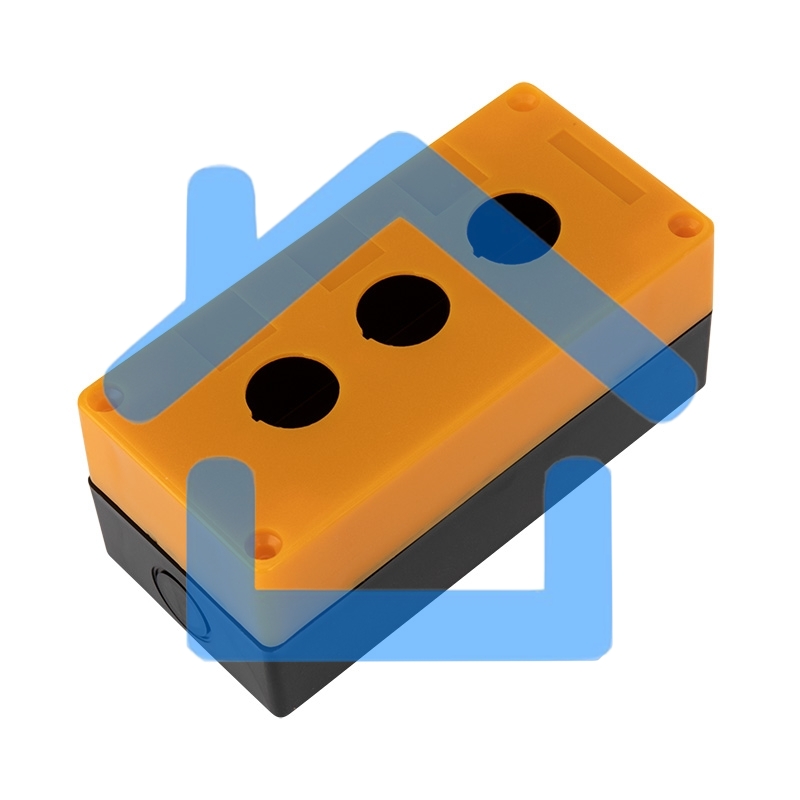 Корпус пластиковый КП 3 кнопки 22 мм Rexant