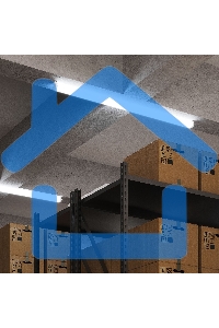 Светильник LED Gauss ДСП 36Вт 6500К IP65 линейный мат. (аналог ЛСП 2х36Вт)