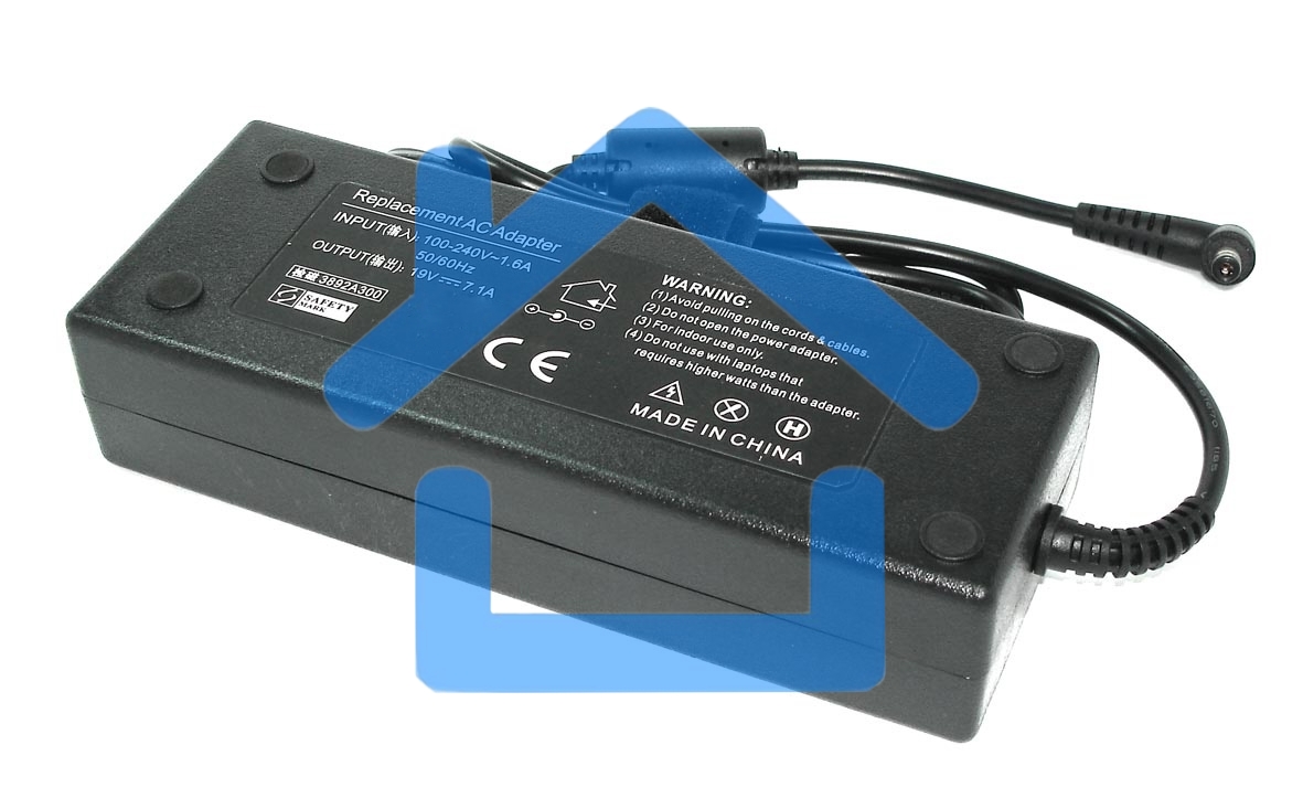 Блок питания (сетевой адаптер) для ноутбуков Delta 19V 7.1A 5.5x2.5 REPLACEMENT