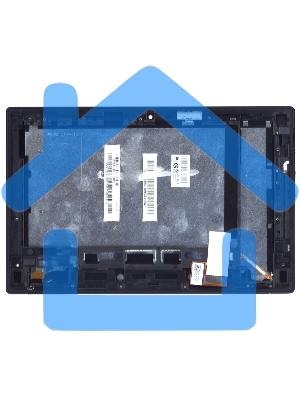 Модуль (матрица + тачскрин) для Sony Xperia Tablet Z черный с рамкой