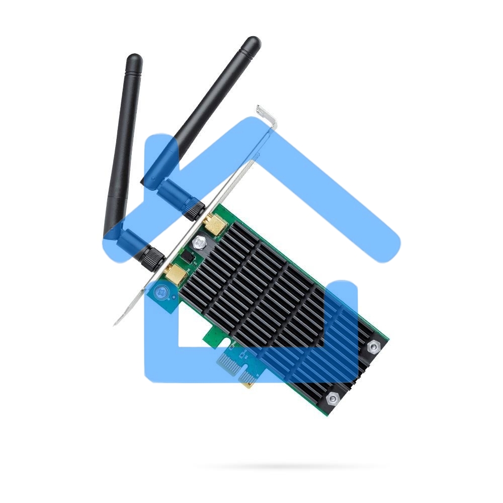 Адаптер TP-LINK ARCHER T4E AC1200 Двухдиапазонный Wi-Fi адаптер PCI Express