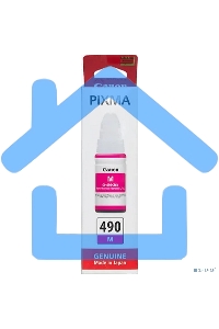 Чернила Canon GI-490M 0665C001 пурпурный для Canon Pixma G1400/2400/3400 (70мл)
