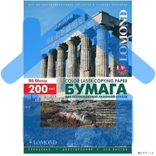 Бумага Lomond 0310341 A4/200г/м2/250л./белый глянцевое/глянцевое для лазерной печати