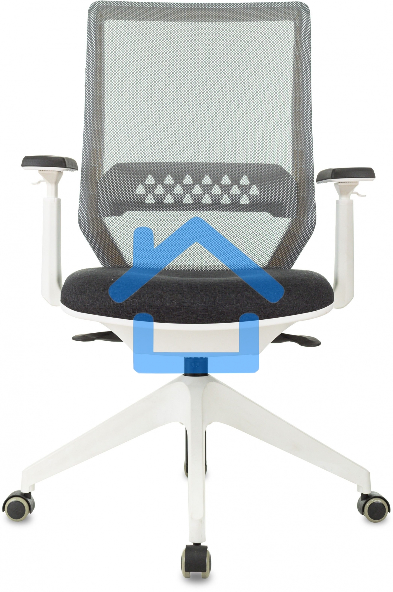 Кресло офисное Бюрократ MC-W611NL серый TW-04 38-417 сетка/ткань, крестов.4-луч. пластик пластик