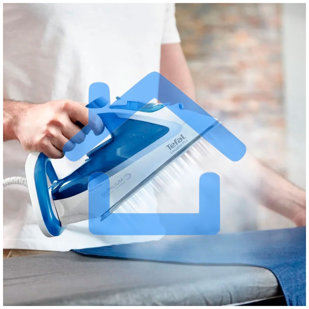 Утюг Tefal FV5736E0 2500Вт, 220г, синий