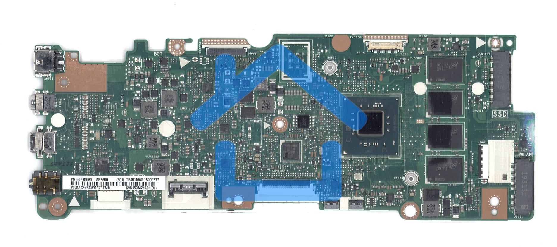 Материнская плата для Asus TP401MA 4G/N4000 90NB0IV0-R000D0