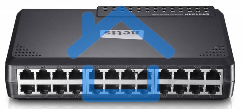 Сетевое оборудовани NET SWITCH 24PORT 10/100M/ST3124P NETIS