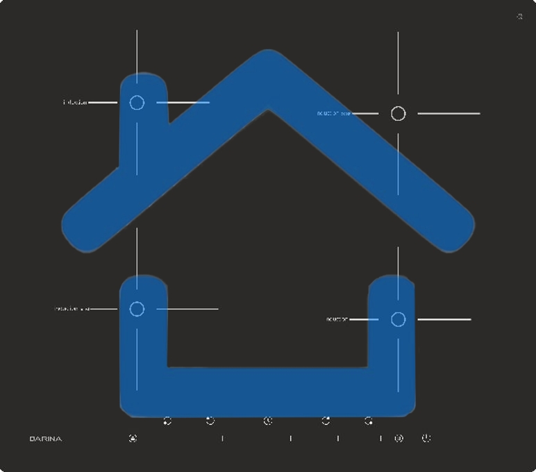Индукционная варочная панель Darina PL EI305 B черный