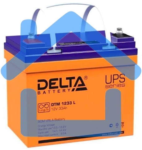 Батарея Delta DTM 1233 L (12V, 33Ah)