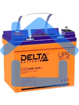 Батарея Delta DTM 1233 L (12V, 33Ah)