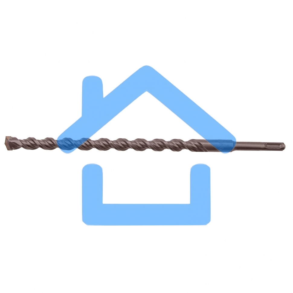 Бур по бетону Denzel двойная спираль, Cobalt W-tip, 16x310 мм, SDS PLUS