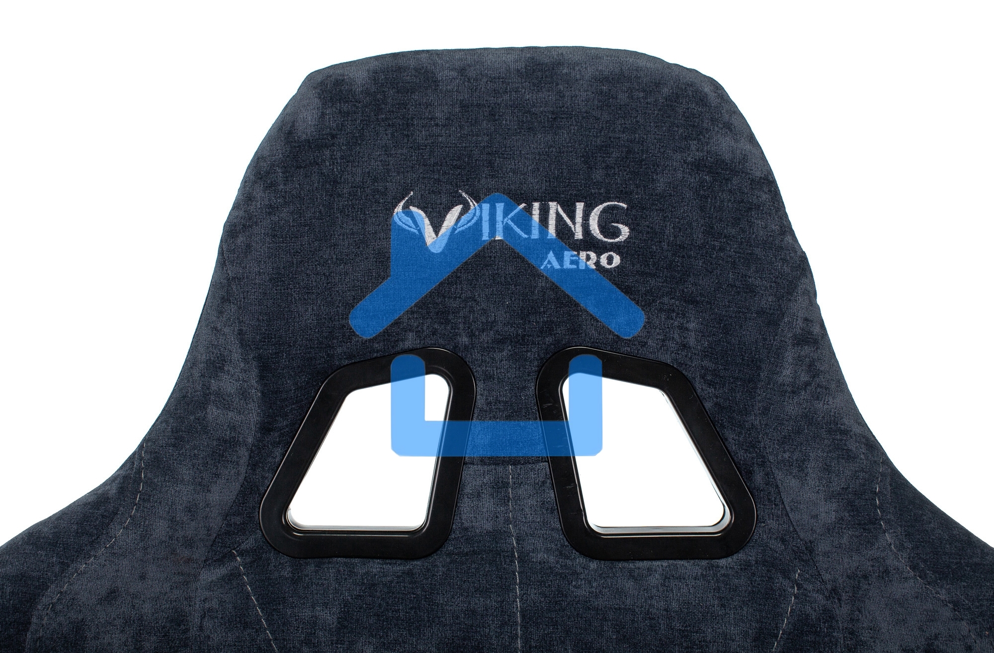Кресло игровое Бюрократ VIKING KNIGHT LT27 FABRIC синий крестовина металл/пластик
