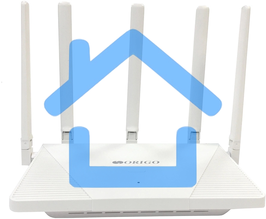 Роутер беспроводной Origo OWR3030AXG (OWR3030AXG/A1A) AX1800 10/100/1000BASE-T белый