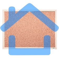 Демонстрационная доска Cactus CS-CWBD-45X60 пробка пробковая 45x60см деревянная рама коричневый