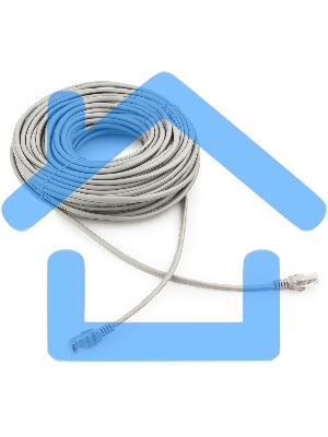 Патч-корд UTP Cablexpert кат.5e, 30м, литой, многожильный (серый)