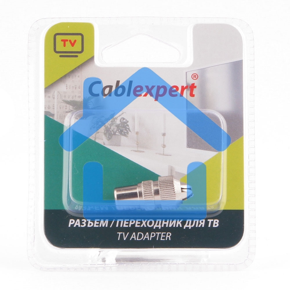 Разъем Cablexpert TVPL-03, TV (папа), блистер