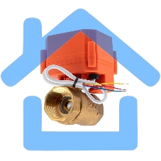 Кран шаровый с электроприводом 1 дюйм Nautilus КЭ-25 Rexant