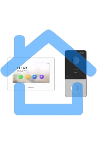 Комплект IP-видеодомофона HiWatch DS-D100IKWF(B)