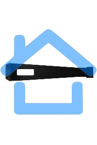 Кронштейн для зарядной станции DualSense PS5, настенный, черный Rexant