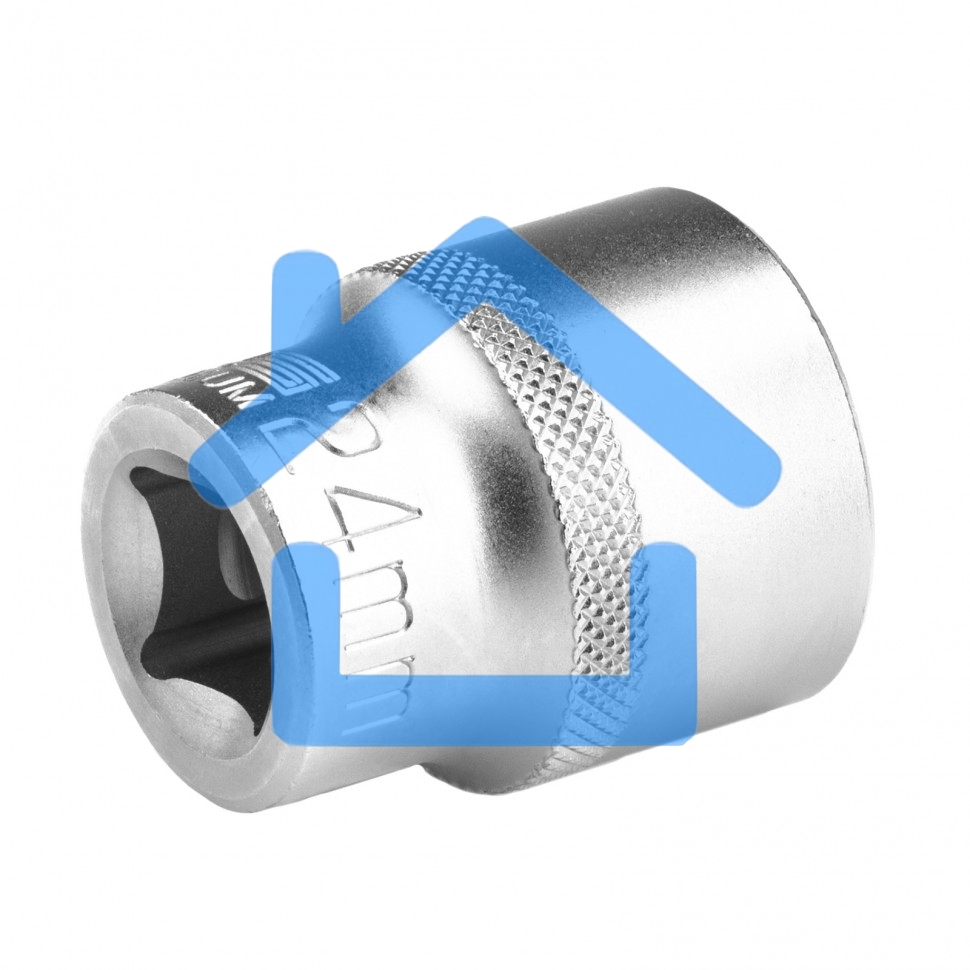 Головка торцевая, 24 мм, 12-гранная, CrV, под квадрат 1/2