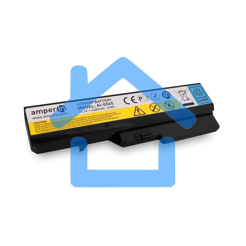 Аккумуляторная батарея Amperin для ноутбука Lenovo IdeaPad G, Z Series 11.1V 4400mAh (49Wh)
