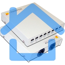 Кросс оптический LANMASTER настенный, металлический, на 8 SC адаптеров