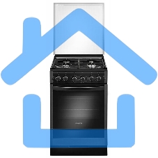 Плита газовая Gefest ПГ 5300-02 0046 черный, конфорок 4 шт, духовка 52 л, 50 см x 85 см x 58.5 см