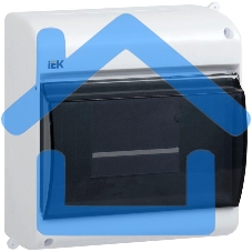 Бокс ОП КМПн 2/6 для 6 авт. выкл. прозр. крышка IP30 ИЭК MKP42-N-06-30-09