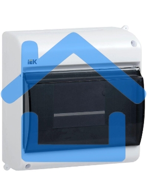 Бокс ОП КМПн 2/6 для 6 авт. выкл. прозр. крышка IP30 ИЭК MKP42-N-06-30-09