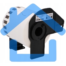 Пленочная клеящаяся лента Brother DK22212 62 мм x 15.24 м, черный шрифт, белый фон