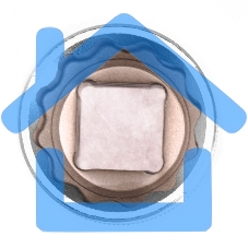 Головка торцевая, 24 мм, 12-гранная, CrV, под квадрат 1/2