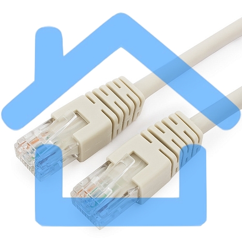 Патч-корд UTP Cablexpert PP6U-10M кат.6, 10м, литой, многожильный, серый