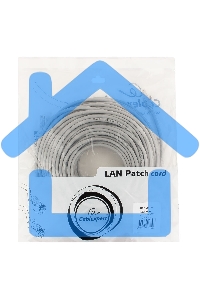 Патч-корд UTP Cablexpert кат.5e, 30м, литой, многожильный (серый)