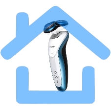 Электробритва Centek CT-2163 (серебристый) ротор, влажное бритье, 3 плав.головки, 2-йные лезвия, до 40 мин. раб