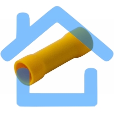 Соединительная гильза изолированная L-26 мм 4-6 мм² (ГСИ 6.0/ГСИ 4,0-6,0) желтая Rexant