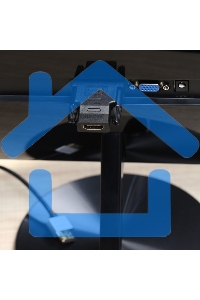 Переходник Rexant (17-6811) ПЕРЕХОДНИК шт.DVI - гн.HDMI GOLD