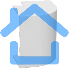 Угол внешний вертикальный КМН 100х60 ЭЛЕКОР (уп.2шт) ИЭК CKMP10D-N-100-060-K01