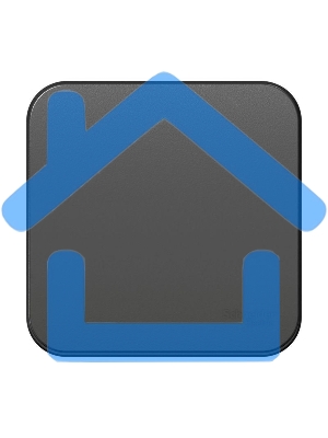 Переключатель 1-кл. ОП BLANCA (сх.6) 10А 250В изол. пласт. антрацит SchE BLNVA106016