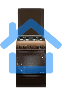 Плита газовая Gefest ПГ 5100-02 0010 коричневый, конфорок 4 шт, духовка 52 л, 50 см x 85 см x 58.5 см