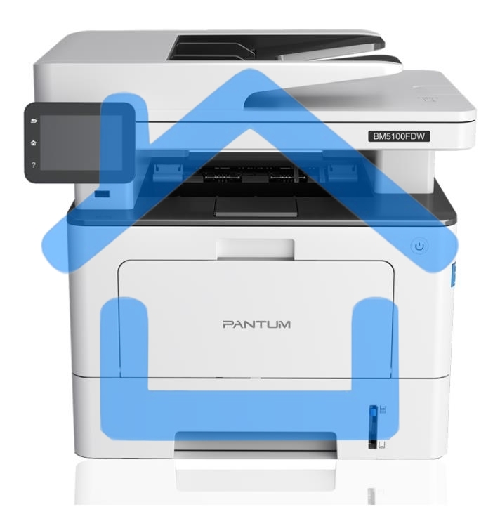 МФУ лазерное Pantum BM5100FDW, A4, ч/б, печ. до 40 стр/мин., скан. до 24 стр/мин., 1200 x 1200 dpi, USB, RJ-45, Wi-Fi