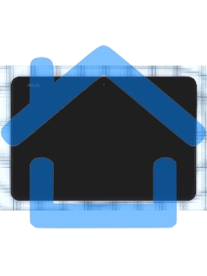 Модуль (матрица + тачскрин) для Asus Transformer Book T101HA черный с рамкой