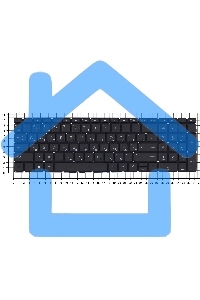 Клавиатура для ноутбука HP 15-dw черная с подсветкой