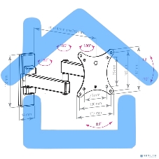 Кронштейн Arm media MARS-2 черный 10