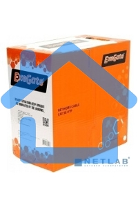 Кабель Exegate EX256747RUS Кабель UTP 4 пары кат.5e Exegate CCA, LSZH, бухта 305м, оранжевый