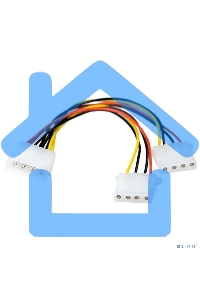 Разветвитель питания IDE-устройств Molex (IDE) в 2*Molex (IDE), 15см ExeGate