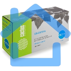 Картридж лазерный Cactus CS-C9731A голубой (12000 стр.) для HP Color LaserJet 5500/5550