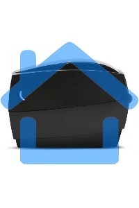 Термопринтер Mertech MPRINT TLP100 TERRA NOVA (для печ.накл.) стационарный черный