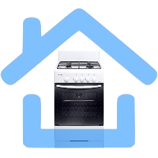 Плита газовая Gefest ПГ 3200-08 белый, конфорок 4 шт, духовка 42 л, 50 см x 85 см x 53 см