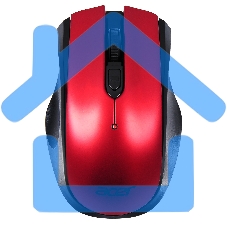 Мышь беспроводная Acer OMR032 черный/красный, 1600 dpi, радиоканал, USB, кнопки - 4